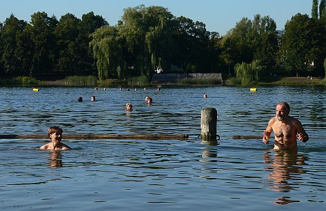 Anbaden am 18. September 2005