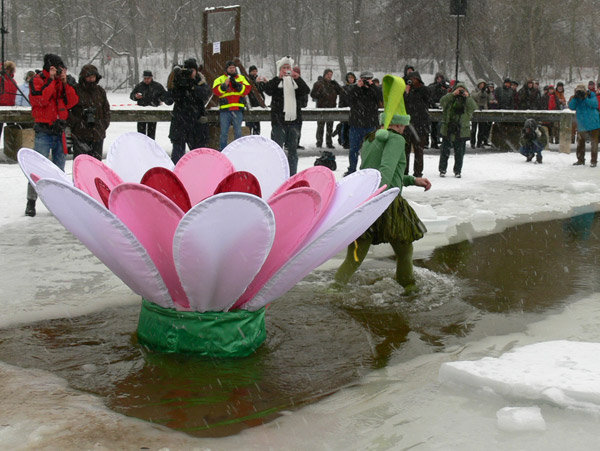 26. Winterbaden in Berlin, Foto von Andrej Barth